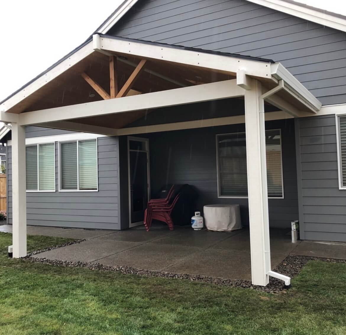 4 photo of a solid roof patio cover