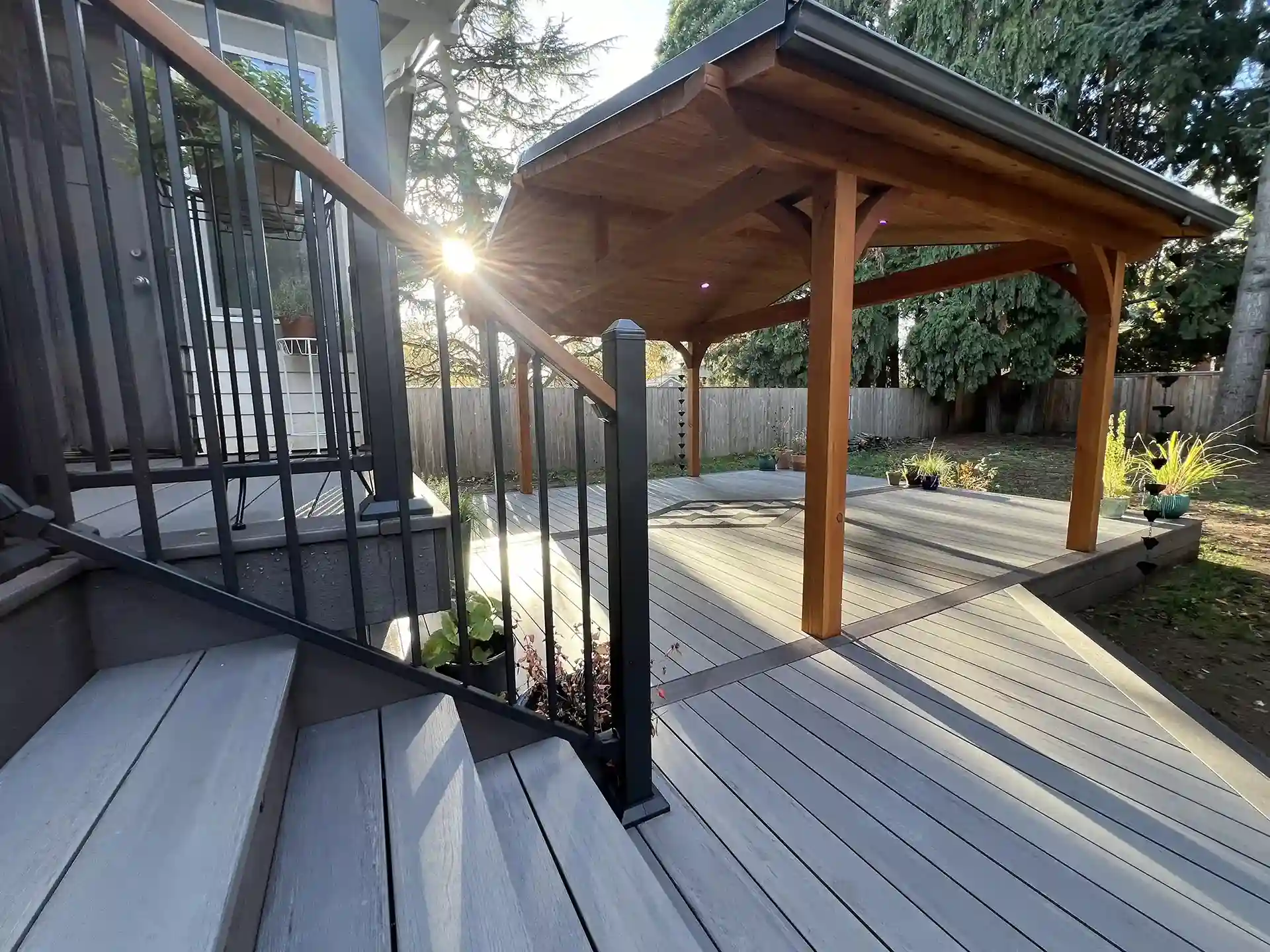 Pergolas on deck and covered deck ideas in oregon